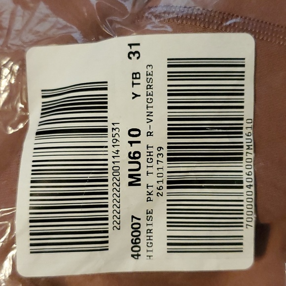 Victoria's Secret Size 10 Vintage Rose High Rise Leggings with Pockets - Picture 3 of 6